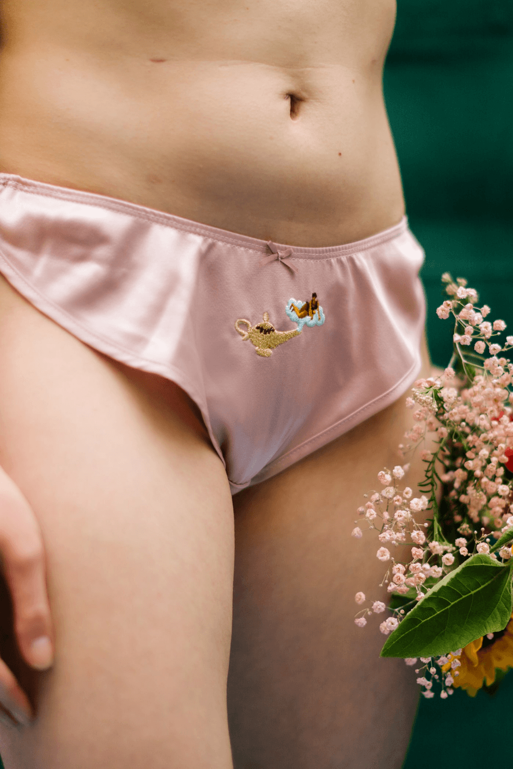 Culotte satinée hotsell